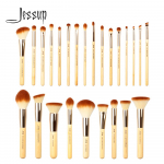 Jessup Brand 25 tk Beauty Bamboo Professionaalsed meigipintslite komplekt Make-up Brush Tools Kit Foundation Powder Blushes Eye Shader 25CM*15CM*5CM kuld