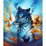 T&auml;ielik &uuml;mmargune 5D teemantmaal, loodusmaastik, teemanttikandid, uus kodukaunistus 15x20CM