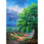 Uus 5D DIY teemantmaal Four Seasons Scenery Teemanttikandid Ristpistes T&auml;is&uuml;mmargune puur Kodukaunistamise K&auml;sitsi kingitus Full Round 15x20CM