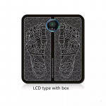 Elektriline jalamassaaži matt F&uuml;&uuml;siline teraapia Lihaste Elektriline EMS Tervishoid L&otilde;&otilde;gastus Terapia jalamassaaž Tervis must