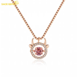 SACE GEMS Armas lehma vasesulamist lilla tsirkoon naiste ripats kaelakee moekingitus kuld