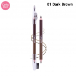 Cathy Doll 2-tooniline kulmupliiats 1g+1g nr 01-03 &ndash; Tai kosmeetika 01 Dark Brown
