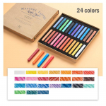 Masters Pastellv&auml;rviline Pastell 12 V&auml;rvi 24 V&auml;rvi 48 V&auml;rvi Pimestav Pastelne &Uuml;hekordne Juuksev&auml;rvi Pulk Pastellipintsel 24 colors