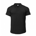 Muscleguysi suvine meeste tippklassi mitmek&uuml;lgne mood T-s&auml;rk Meeste top l&uuml;hikeste varrukatega soliidne polos&auml;rk Puuvillane rev&auml;&auml;r L&uuml;hikeste varrukatega T-s&auml;rk M must