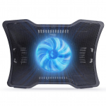 Kaasaskantav s&uuml;learvuti jahuti S&uuml;learvuti jahutusalus &Uuml;he ventilaatoriga disain Madal m&uuml;ratase Kahe USB-pordi tugi must