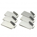 6 tk isekleepuv k&ouml;&ouml;givannitoa seinauks roostevabast terasest kleepuv konksu riidepuu