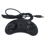 VAORLO USB-m&auml;ngupult PC-arvuti k&auml;epide Sega Shape USB-liidesega Retro-m&auml;ngupult