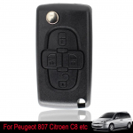 4 nupuga auto v&otilde;tmeta kaugjuhtimispuldi V&otilde;tme korpuse katte korpuse asenduspult Peugeot 807 1007 Citroen C8 Auto Styling Parts jaoks