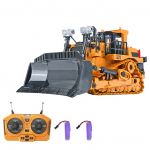 RC ekskavaator 1/20 2,4 GHz 11CH RC ehitusveokite ehituss&otilde;idukid, harivad m&auml;nguasjad lastele RC Bulldozer pruun