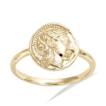 Kullatud s&otilde;rmus 'Ancient Kreeka' - 12 mm 60 kuld