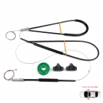 BWR556 elektrilise aknat&otilde;stuki remondikomplekt vasakul v&otilde;i paremal Seat Ibiza 6K1 6K2 Seat Cordoba MK1 SX 1993-2002 3-ukselise HB kupee jaoks
