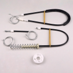 BWR1032 elektrilise aknat&otilde;stuki regulaatori remondikomplekt VW Phaeton 3D MK1 2002-2016 LWB pikk teljevahe 3D7839461 jaoks vasak tagumine uks