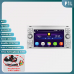 Autoraadio Hizpo 1G+16G 2din 7''Android AutoRadio GPS for Ford Mondeo S-max Focus C-MAX Galaxy Fiesta transit Fusion Connect kuga Multimeedia Navigatsioon 4Core 1G 16G NOCARPLAY h&otilde;be