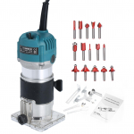 800 W kompaktne puidufreesi t&ouml;&ouml;riistakomplekt 220 V elektriline puidufrees koos 15 tk ruuteri otsaga US Plug