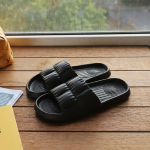 Unisex Sussid Naiste Sandaalid Suvised Vannitoa Paksu p&otilde;hjaga EVA Libisemisvastased Kingad Pehme p&otilde;hjaga Kodususs 44-45 must