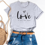 Love Letter Style Trend 90s Summer Top vabaaja l&uuml;hikeste varrukatega T-s&auml;rk Print Graphic T-s&auml;rk Naistele T Naiste moer&otilde;ivad S
