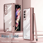 Kokkupandava disainiga kaetud l&auml;bipaistva korpusega &uuml;mbris Samsung Galaxy Z Fold 3 Fold2 Fold3 Fold 2 5g libisemisvastase kaitsekile jaoks for Galaxy Z Fold 3 h&otilde;be