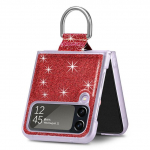 S&otilde;rmej&auml;ljevastane mood Bling telefoni&uuml;mbris Samsung Galaxy Z Flip 4 5g Flip4 Flip3 Flip 3 p&otilde;rutuskindel s&otilde;rmusehoidja kate Funda for Samsung Z Flip 4 punane