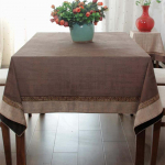 Kvaliteetne flannelette hiina stiilis lauakate piklik veekindel Bordure kirjutuslaud tolmukate Paks lohkudega ballisaali laudlina 160x160cm square