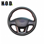 Auto rooli kate Kia K2 Rio 2011 2012 2013 2014 2015 2016 must kunstlik Light Blue Thread