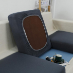 Must diivani istmepadja katted m&ouml;&ouml;bli jaoks Elastsed kaitsekatted lemmikloomad lapsed pestavad eemaldatavad elutoa diivanid padja&uuml;mbris Back cushion cover kohv