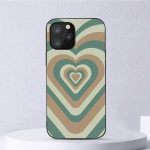 Latte Love Brown Heart telefoni&uuml;mbris Iphone 11 12 Mini 13 14 Pro Xs Max X 8 7 6s Plus 5 Se Xr Shell jaoks iPhone14ProMax