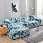 Sektsioondiivanikatted Stretch-diivani katted L-kujuliste sektsioonide jaoks 1seat 90-140cm gray