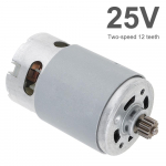 RS550 alalisvoolumootorid 10,8 V / 12 V / 14,4 V / 16,8 V / 18 V / 21 V / 25 V puurmootor 9/11/12 hambaga suure p&ouml;&ouml;rdemomendi k&auml;igukastiga elektritrelli jaoks 25V 12T
