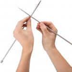 2tk/komplekt 35cm roostevabast terasest kudumisvardad 2 mm-8 mm sirged &uuml;he terava otsaga roostevabast terasest vardad isetegemise kudumist&ouml;&ouml;riist 8.0mm