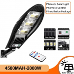 V&otilde;imas p&auml;ikesevalgusti v&auml;listingimustes IP65 veekindel 3000/2000/1000/500W t&auml;navavalgustite liikumisandur p&auml;ikeseenergia koduaia induktsioon seina latern 1PACK-2000W