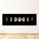 Pilt Pikk b&auml;nner Prindi Elutuba Magamistoa Dekoratsioon Kuuvarjutus L&otilde;uend Plakat Minimalistlik Kunst Maalimine Universumi sein 20cm&times;40cm NoFrame