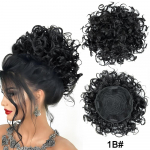 S&uuml;nteetiline r&auml;pane laineline kampsun juukset&uuml;kid, lokkis, n&ouml;&ouml;riga, hobusesaba, &uuml;lespandud juuksekump, 1 tk, suur paks lokkis klamber hobusesabadel naistele