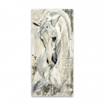 Abstraktne &otilde;limaal Seinakunst Jooksev hobune l&otilde;uend Plakatid Loomade seinapildid elutoa veranda jaoks kodukaunistus Cuadros 60cm&times;170cm NoFrame