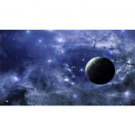 Nebula t&auml;histaevas p&auml;ikeses&uuml;steemi dekoratiivsed pildid kosmosel&otilde;uend Maa planeedi seinaplakatid ja prindid ruumi sisekujunduseks 20cm&times;40cm NoFrame