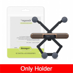 Essager Gravity autotelefoni hoidik iPhone'i jaoks universaalne &otilde;huventilaatori kinnitusklamber mobiiltelefonile auto minihoidiku alusel car holder must