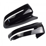 2pcs Bright Black Side Wing Rearview Mirror cover caps for BMW 3 Series G20 G21 G28 320d 330e 330i 340i -2022 M4 For Bright Black