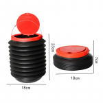 Pr&uuml;gikast pr&uuml;gikast autopesula teleskoop-&auml;mbriga kokkupandav pr&uuml;gikast Universaalne pr&uuml;gihoidja must