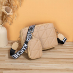 Yogodlnsi tepitud detaili kandiline kott m&uuml;ndikotiga 22x7x14.5cm khaki