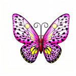 Metallist liblika seinakaunistus v&auml;liaia seinakunsti kaunistamine, rippuv aiaterrass elutuba magamistoa terrassi r&otilde;du, kingitused perele ja s&otilde;pradele 1pcs roosa