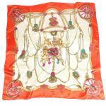 Kvaliteetsed luksuslikud siidist sallid peapael Sallid kaelasall naistele kett siidist sall naiste dekoratiivne sall 90*90cm