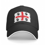 Punk Itaalia Sardiinia Vapp Unisex naiste pesapallim&uuml;ts Reguleeritav Sardegna lipp, neli mauri isam&uuml;ts v&auml;ljas Baseball Cap