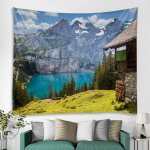 Ilus looduslikust metsast seinavaibast seinaripp Bohemian Hippie Magic Mandala Elutoa tausta seinakaunistus 95x73cm