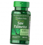 Saw Palmetto ekstrakt, Saw Palmetto 450, Puritan's Pride 100 korgid (71367034) 100caps