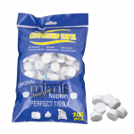 Kokkusurutud r&auml;tik 100 tk Mini &uuml;hekordselt kasutatav kaasaskantav n&auml;or&auml;tik puuvillane kude n&auml;opuhastusr&auml;tik reisimine sport v&auml;ljas sinine