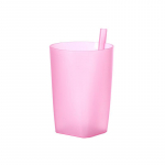 1X Kid Children Imiku imikute lonksu tass sisseehitatud &otilde;lgkruusiga, jook, tahke Fe Aa Ew one size roosa