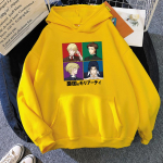 Populaarne Anime Moriarty The Patriot William Sherlock Kapuutsiga pusa Naljakas Joonisfilm Esteetiline Graafika Streetwear Korea Kapuutsid XL