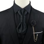 Meeste lips, Paisley lips, lipsuprossi komplekt, punane, must, reguleeritav kaelalips, luksuslik, smoking, peigmehe pulm,