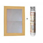 &Otilde;nnelik lapsep&otilde;lv + pildiraam 150 minikatseklaasiga pusle Maailmakuulus maaliseeria reisim&otilde;istatus YC-M valge