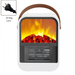 kamin elektrikeris soe ventilaator ventilaator kaasaskantav lauaarvuti koduk&uuml;te ahi radiaator leegi soojendaja masin EU Plug valge