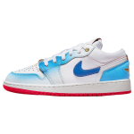 Air Jordan 1 Low SE GS Sinine Gradient Laste Tossud Valge Game-Royal University-Blue FN8895-141 36 white
